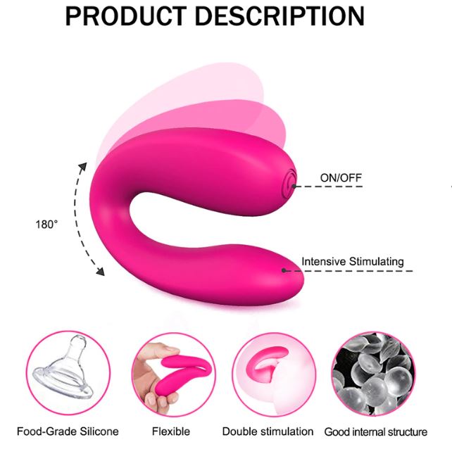 Mini Vibrador De Cartera Con Forma De U SexyToys