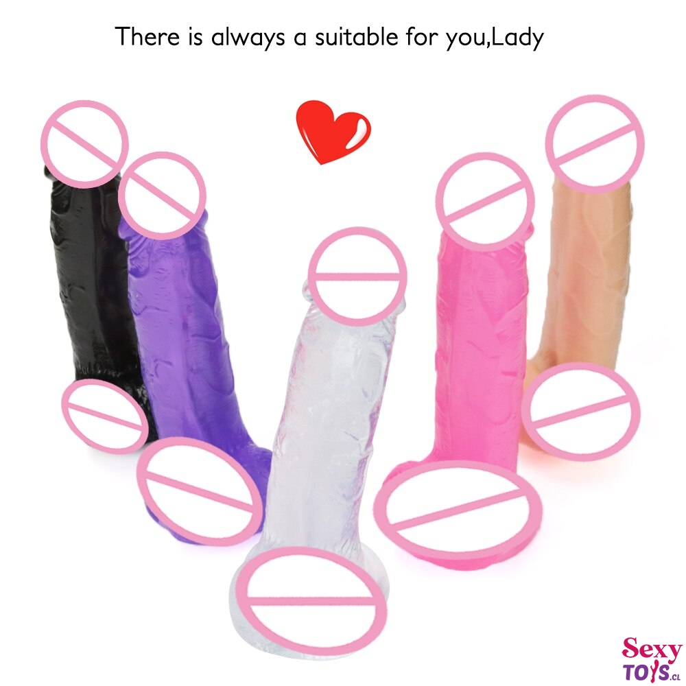 Dildo de Silicona Colores 17cm – SexyToys